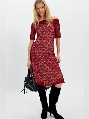 turtleneck midi dress The Turtleneck Sweater Dress in Cashmere